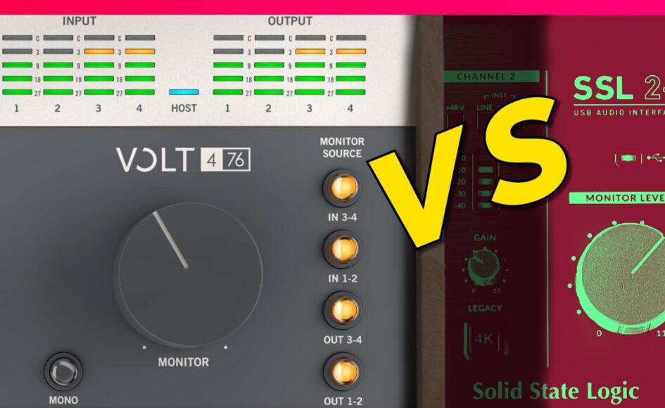 Universal Audio Volt vs SSL2